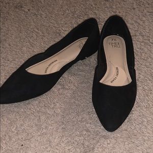 Black flats